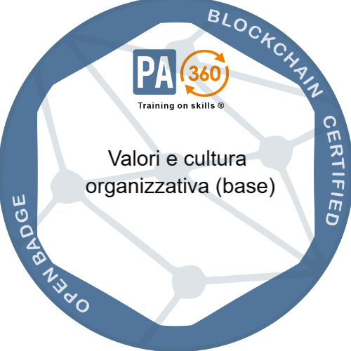 Valori e cultura organizzativa (base)